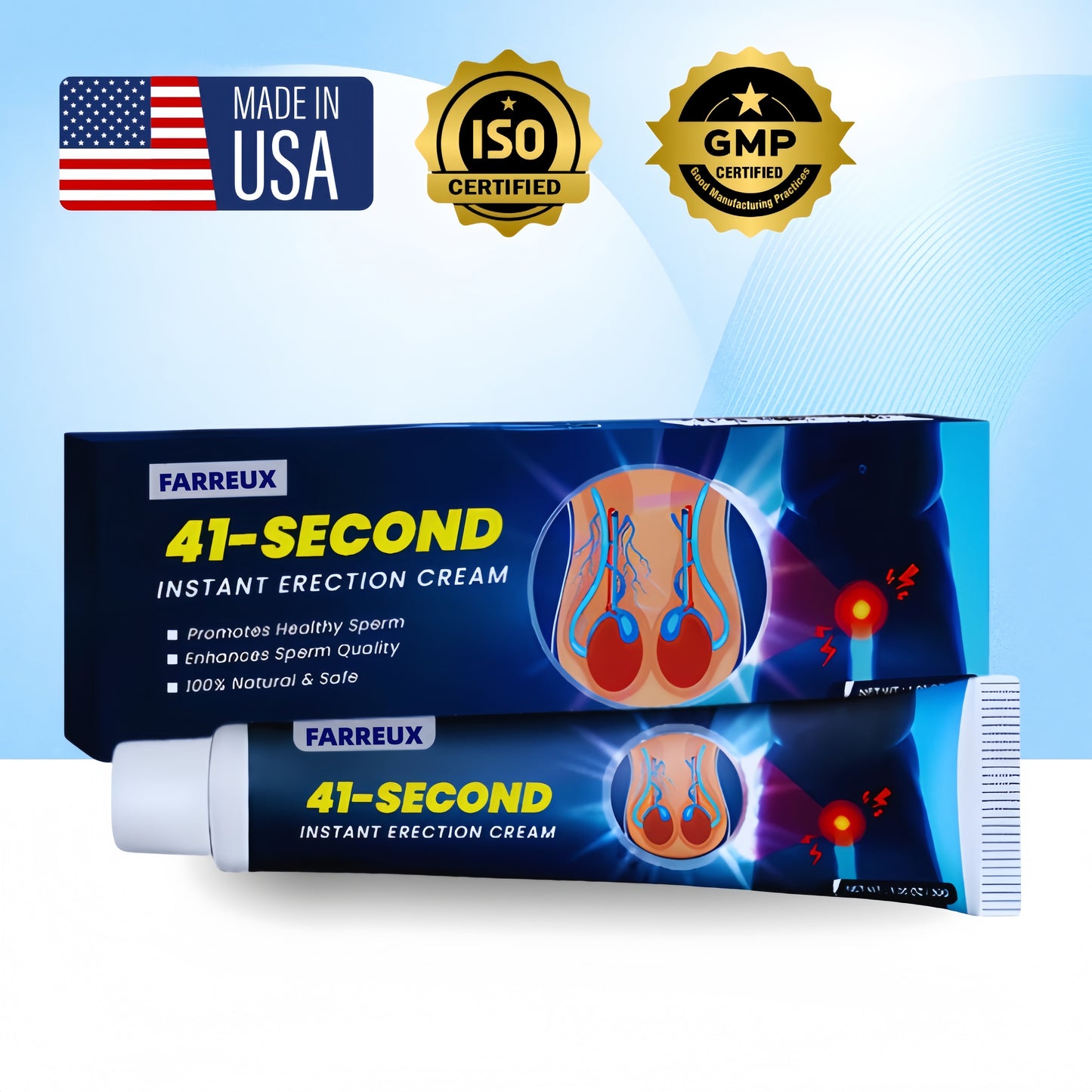 Official Store | RZXEA™ 41-Second Instant Erection Cream: Instant Lift. Hours of Confidence