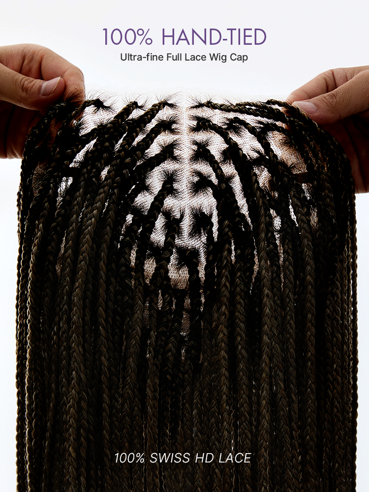 🔥Last Day: 73% OFF🌍613 Goddess Blonde HD Lace Glueless Knotless Braid Wig ✨