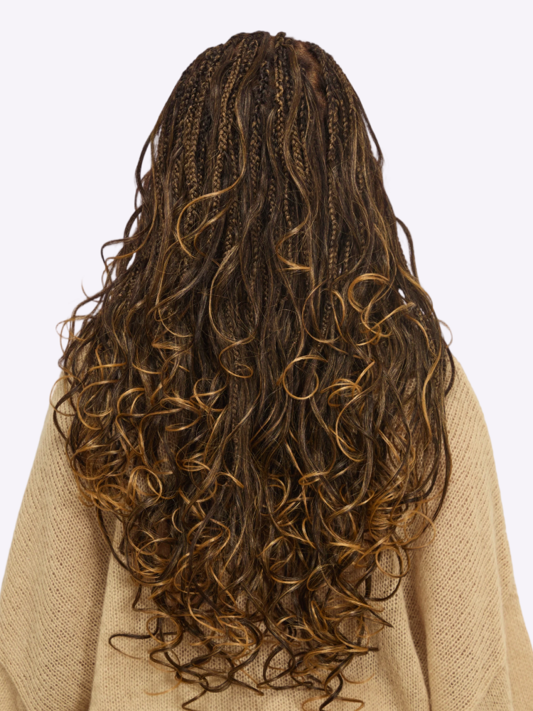 ☁🏡🐈Ready-to-Wear Preprocessed Swiss Lace Dread Wig💕