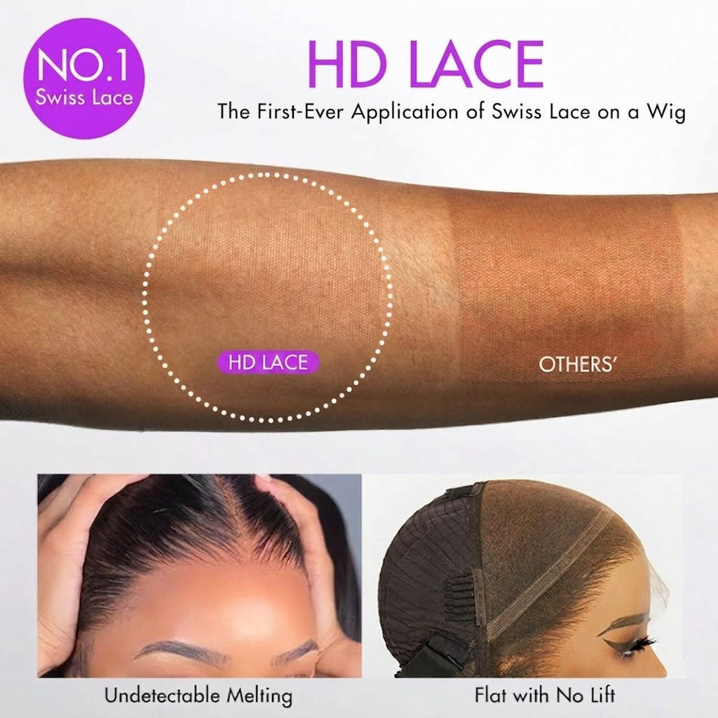 Luvme Hair 180% Density Elegant Chocolate Brown Loose Wave Minimalist HD Lace Glueless Wig Pre-Cut Lace - US Only