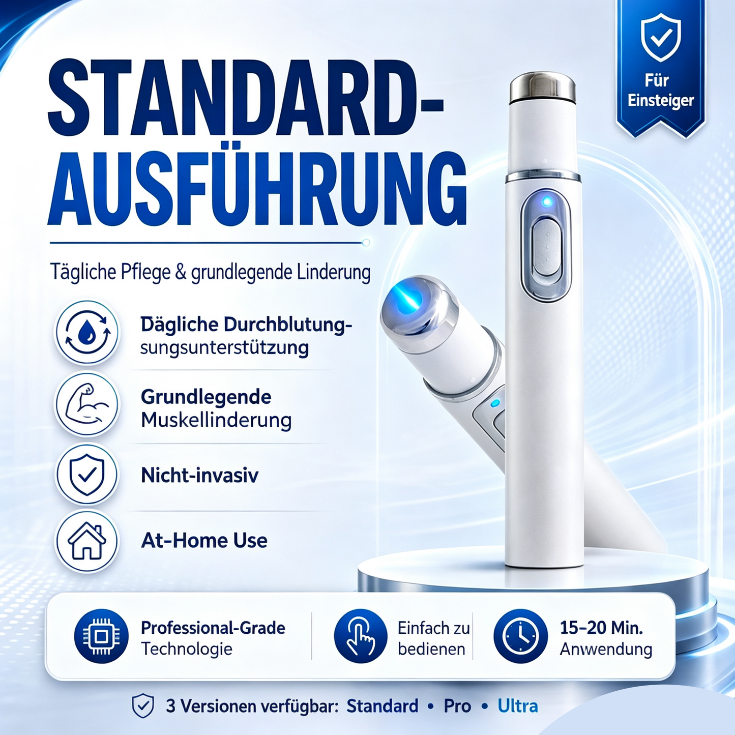 Fortschrittliche akustische Stoßwellentherapie: Regeneriert Peningewebe, stärkt Erektion und männliche Ausdauer, lindert Muskel-, Gelenk- und Sehnenbeschwerden.
