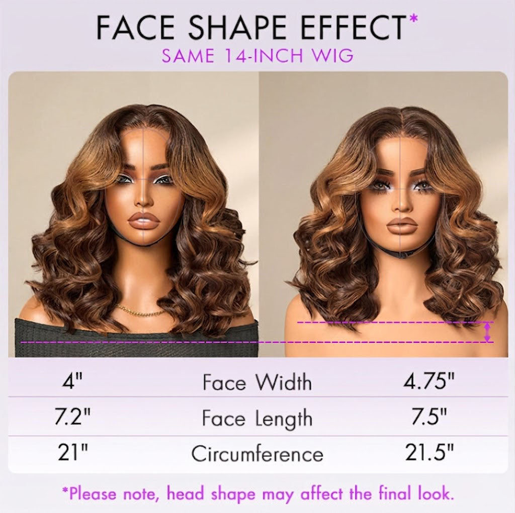 Luvme Hair 180% Density Elegant Chocolate Brown Loose Wave Minimalist HD Lace Glueless Wig Pre-Cut Lace - US Only