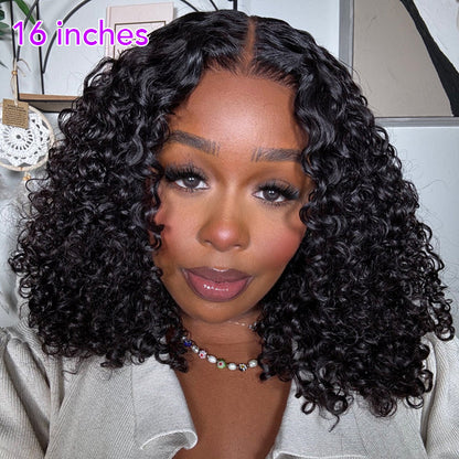 250% Density Full Curly HD Lace Front Wigs Pre bleached Glueless Ready To Go Human Hair Wigs