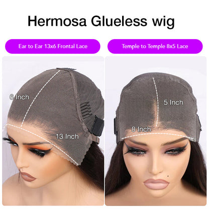 250% Density Full Curly HD Lace Front Wigs Pre bleached Glueless Ready To Go Human Hair Wigs