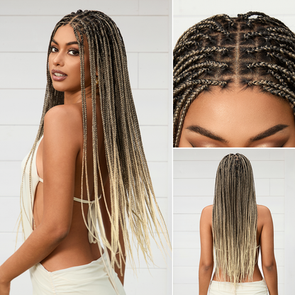 ☁🏡🐈Ready-to-Wear Preprocessed Swiss Lace Dread Wig💕