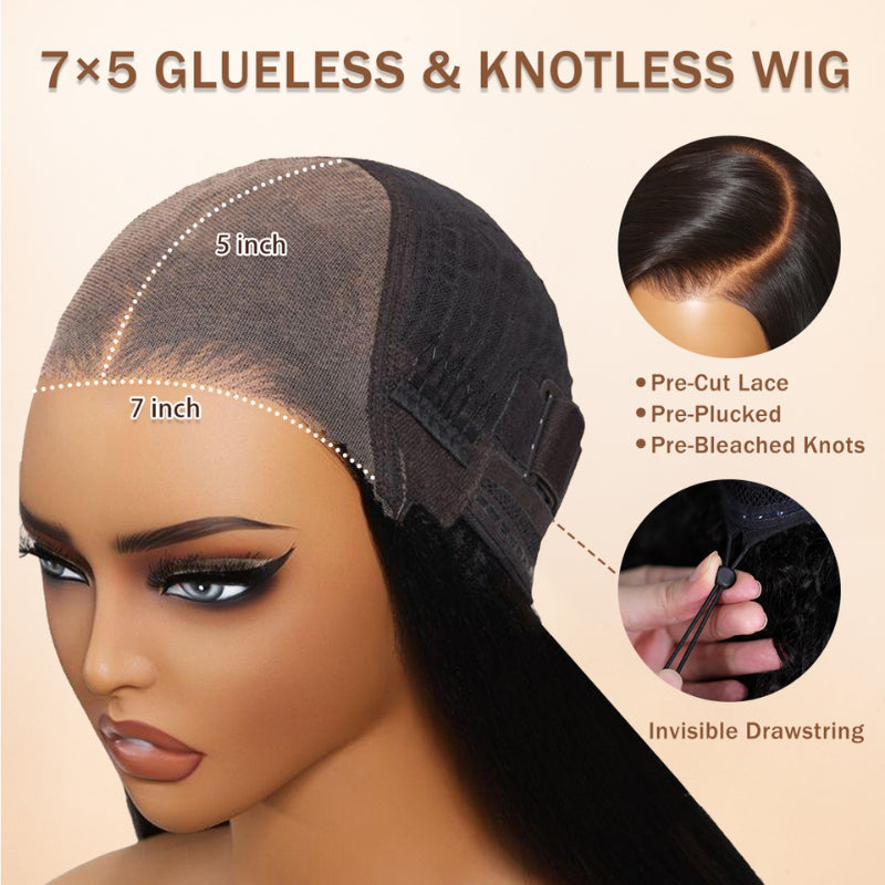 Double Drawn 3D Loose Wave Virgin Human Hair Transparent Full Lace Front Glueless Wig with Curtain Bangs Flash Sale
